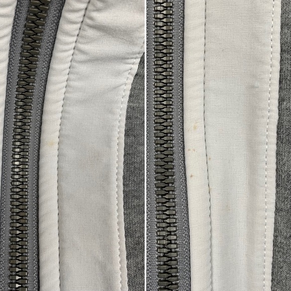 Lululemon Light as Warmth Jacket in Heathered Medium Grey / White - Picture 14 of 16